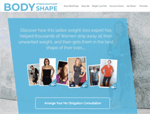 Tablet Screenshot of bodyshapefitnessbootcamp.com